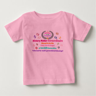 Camiseta First Baby: History Maker Extraordinaire