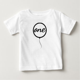 Camiseta First Birthday , 1st Birthday, balloon