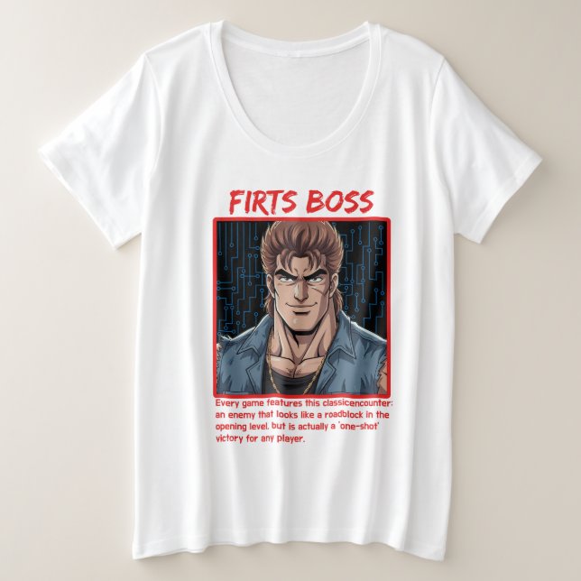 Camiseta First Boss  (Frente do Design)