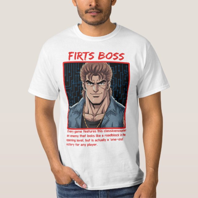 Camiseta First Boss  (Frente)