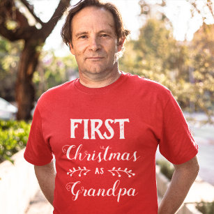 Camiseta First Christmas as Granda family matching