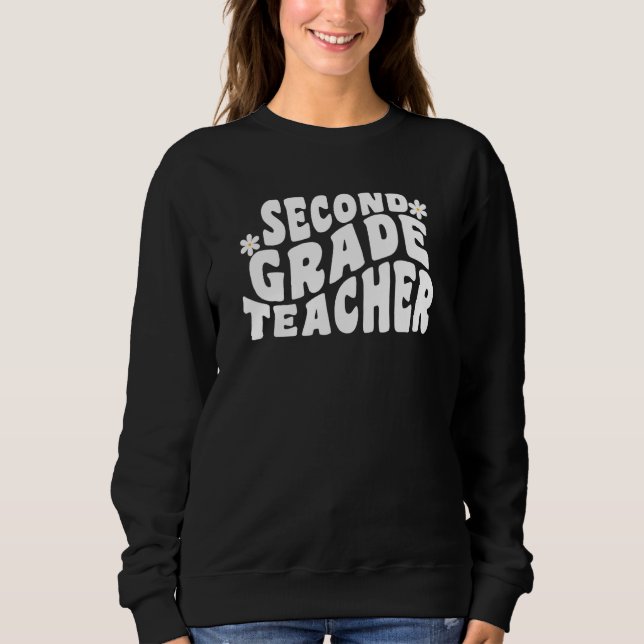 Camiseta First Day Of Back To School Retro Second Grade Tea (Frente)