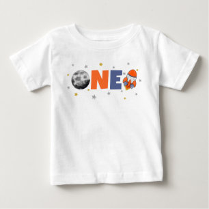 Camiseta First Trip Around the Sun Space 1st Birthday Shirt