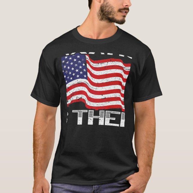 Camiseta Fiscalidade é roubada bandeira libertária american (Frente)