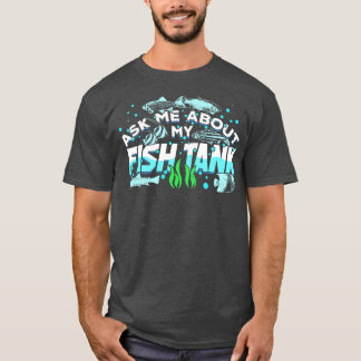 Camiseta Fiscalidade Peixes Aquários Tanque de Peixe