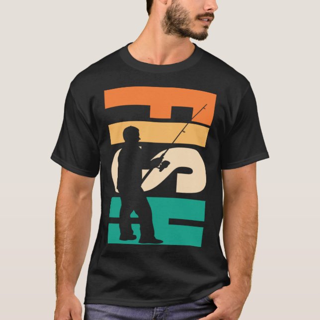 Camiseta FISH Fisher silhouette (Frente)