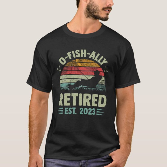 Camiseta Fish Fisherman O Fish Ally Retired 2023 (Frente)