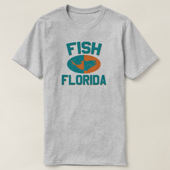 Camiseta Fish Flórida Colors (Frente do Design)