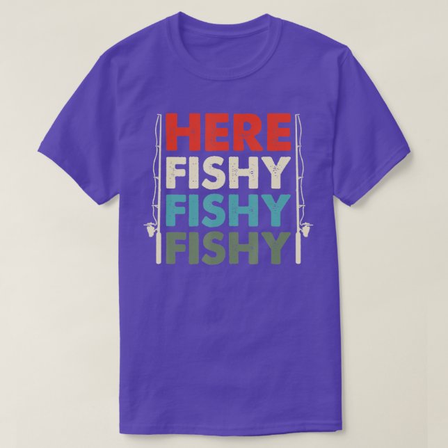 Camiseta Fish Hunting Fishing Fishrod Fisherman  (Frente do Design)