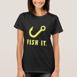 Camiseta Fish It Ganchou Nature Sports Pescador Hobby Reel