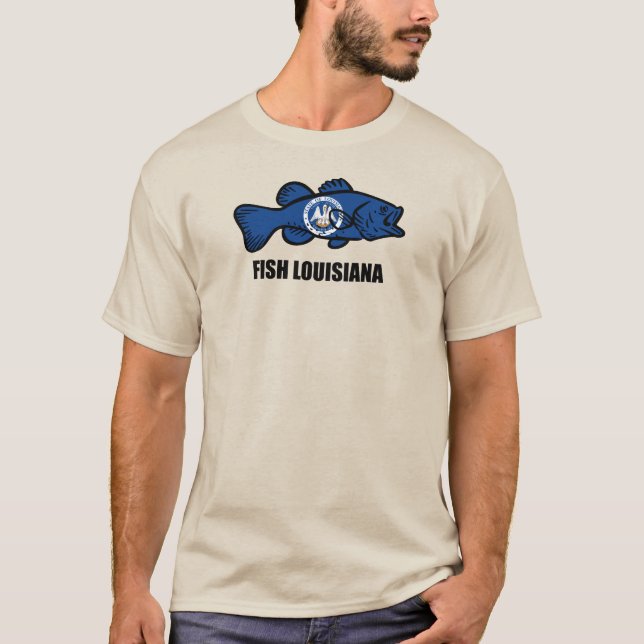 Camiseta Fish Louisiana (Frente)