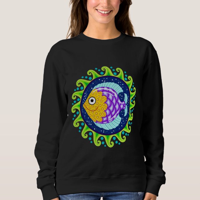 Camiseta Fish Mandala (Frente)