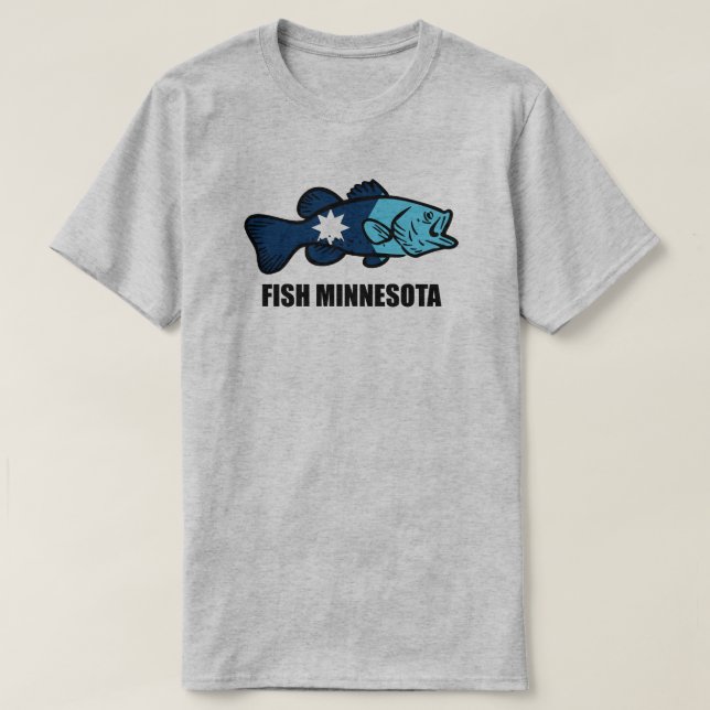 Camiseta Fish Minnesota (Frente do Design)