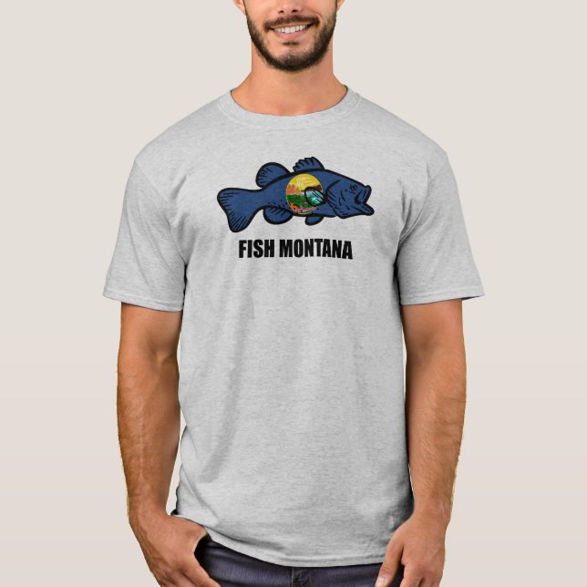 Camiseta Fish Montana Bass (Frente)