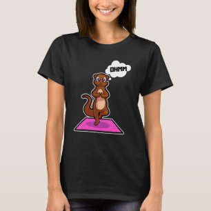 Camiseta Fish Otter Yoga Possui ginástica esportiva Ohm Hea