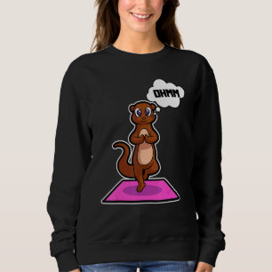 Camiseta Fish Otter Yoga Possui ginástica esportiva Ohm Hea