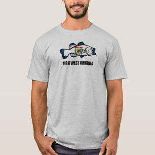 Camiseta Fish West Virginia
