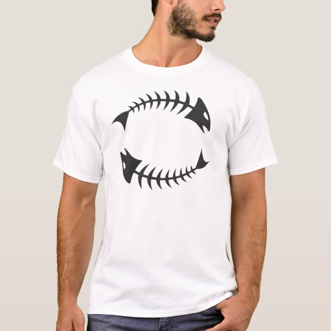 Camiseta Fishbone dobro Fischgräte (Frente)