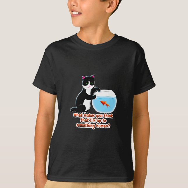 Camiseta Fishbowl Cat (Frente)