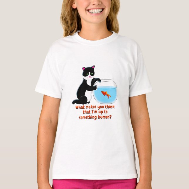Camiseta Fishbowl Cat (Frente)
