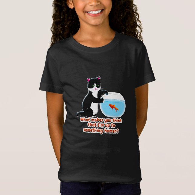 Camiseta Fishbowl Cat (Frente)