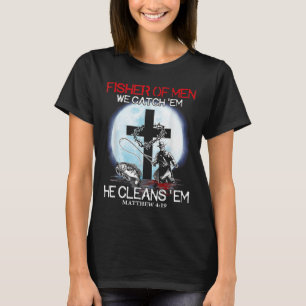 Camiseta Fisher Dos Homens Que Pegamos Ele Limpa-Os Em Matt
