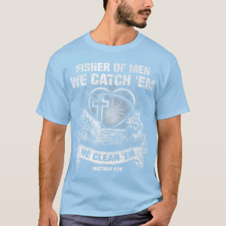 Camiseta Fisher Dos Homens Que Pegamos Ele Limpa-Os Em Matt