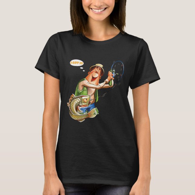 Camiseta Fisher, Eu Consegui (Frente)