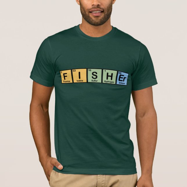 Camiseta Fisher fez dos elementos (Frente)