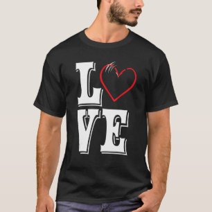 Camiseta Fisher Love Hook Rod Pescador Heart Angler Fishin