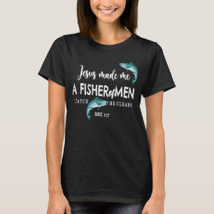 Camiseta Fisher Of Men Christian Faith Pai De Pesca