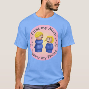 Camiseta Fisher Price Pequenas Pessoas mães retro