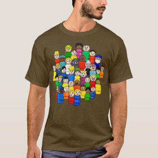 Camiseta Fisher Price Pequenas Pessoas Unidas