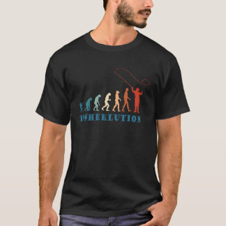 Camiseta Fisherlution Pescador Evolução Ninfando Mosca de P