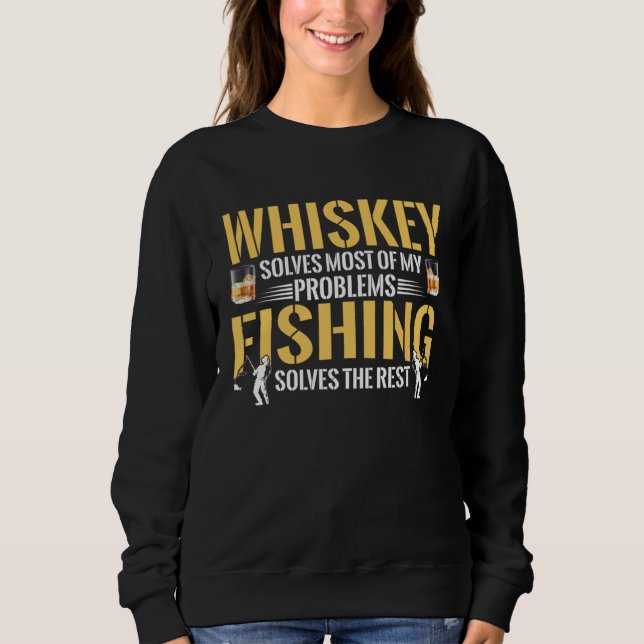 Camiseta Fisherman Fishing Solves The Rest Of My Problems F (Frente)