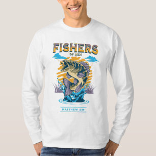 Camiseta Fishers of Men Biblical Design Matthew 4:19