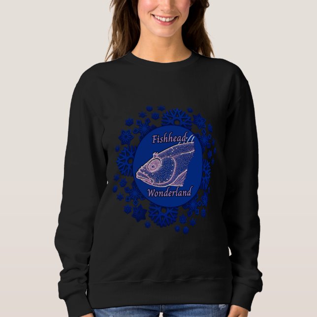 Camiseta Fishhead Snowflake Wonderland (Frente)