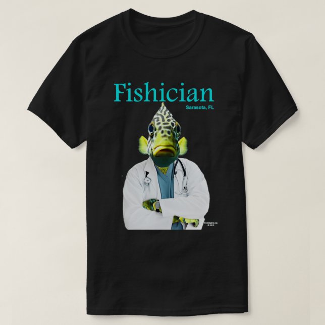 Camiseta Fishician 1 (Frente do Design)