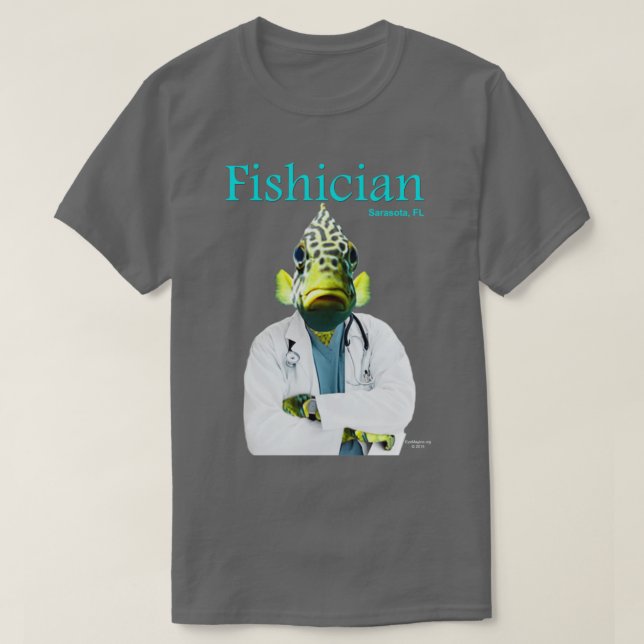 Camiseta Fishician 3 (Frente do Design)