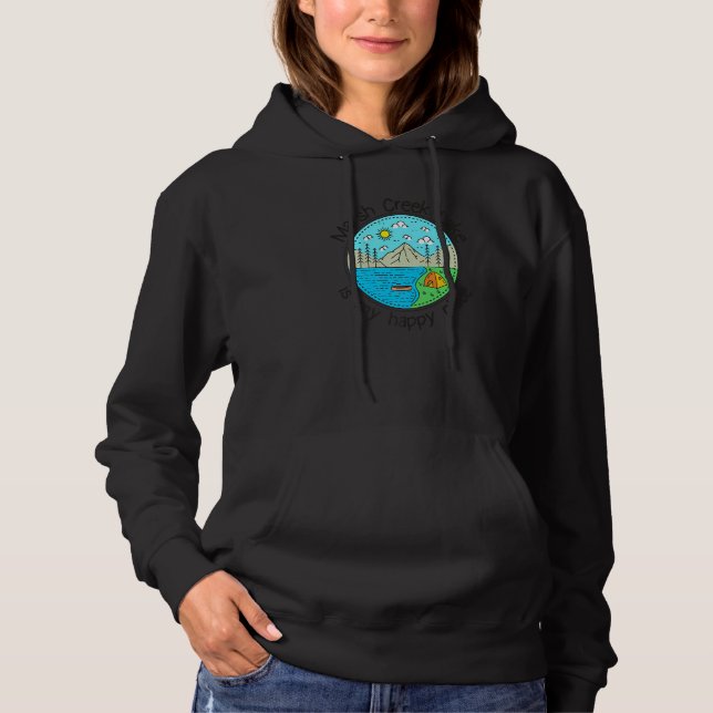 Camiseta Fishing Boating Camping  My Happy Place Marsh Cree (Frente)