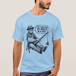 Camiseta Fishing Excuse: My Arm’s in a Cast Shirt