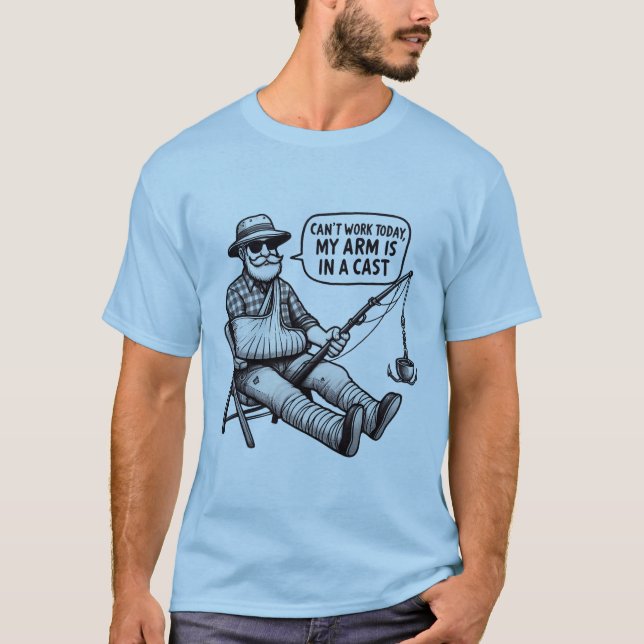 Camiseta Fishing Excuse: My Arm’s in a Cast Shirt (Frente)