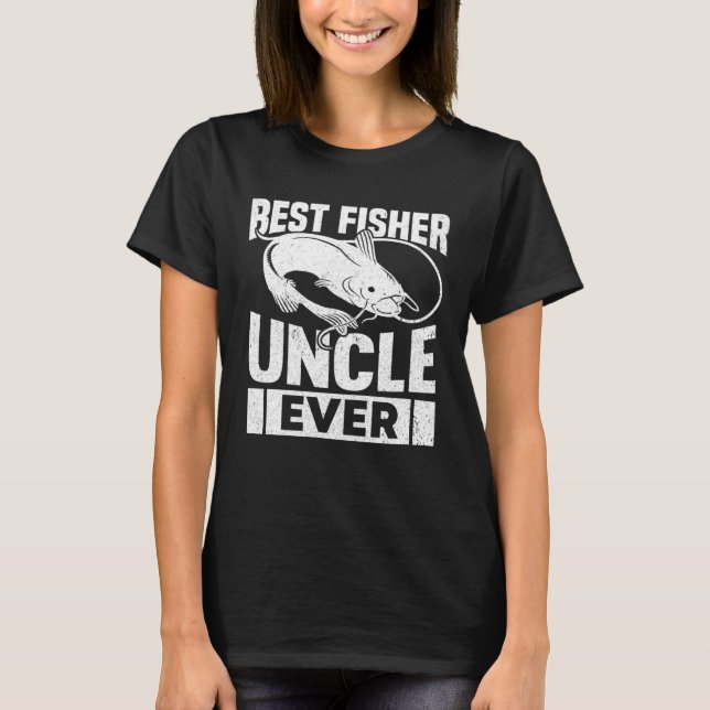 Camiseta Fishing Fisherman Uncle Fisher Fish (Frente)
