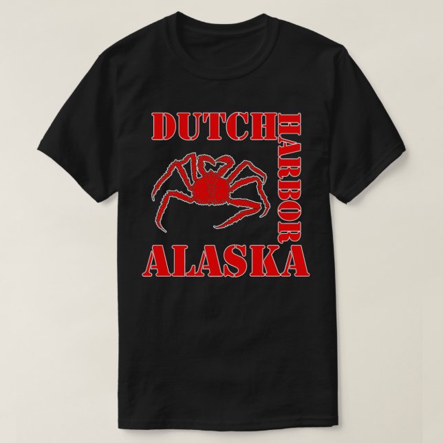 Camiseta Fishing For he Deadliest King Crabs Gift Catch Ala (Frente do Design)