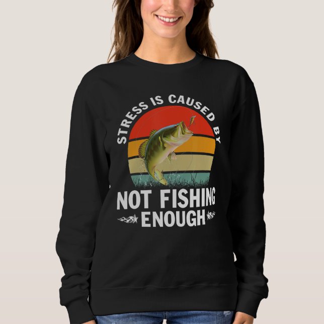 Camiseta Fishing For Men Women Bass Fly Fishing (Frente)