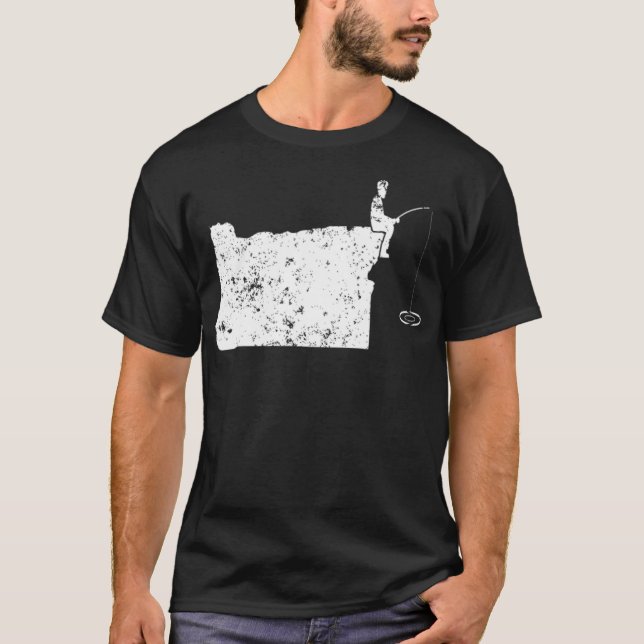 Camiseta Fishing Grandpa OR Fishing With Papaw charleston  (Frente)