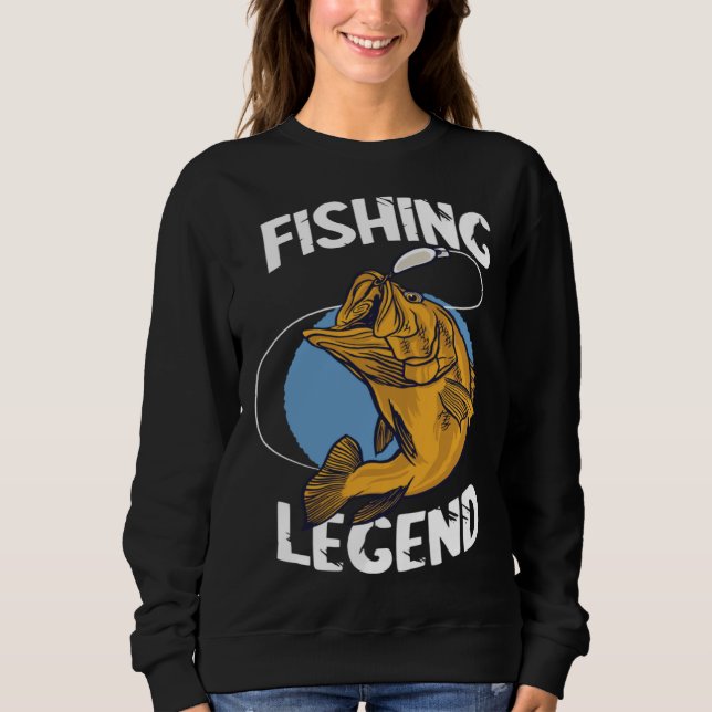 Camiseta Fishing Legend Angel Legend Fishing Perch Fishing  (Frente)