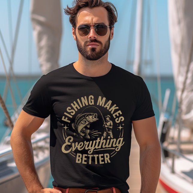 Camiseta Fishing Makes Everything Better – Outdoor Life (Criador carregado)