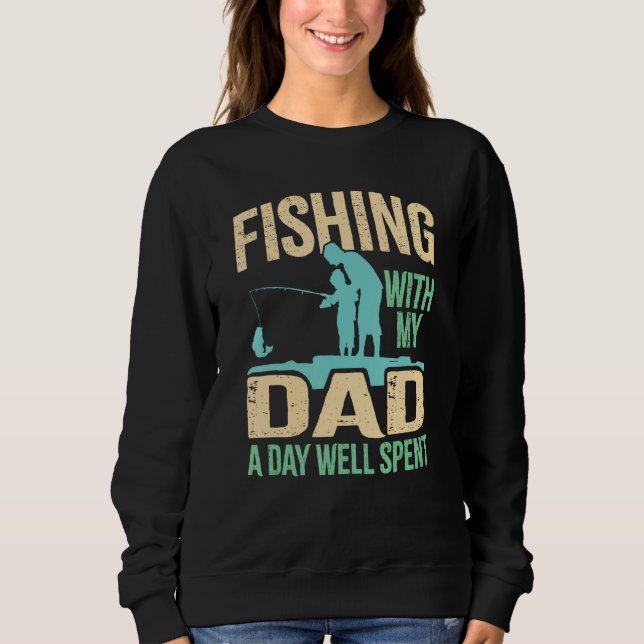 Camiseta Fishing With Dad  Sons & Daughters Fish Team Angle (Frente)