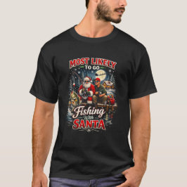 Camiseta Fishing with Santa